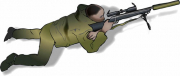 The use of a bipod attached to the rifle may improve stability